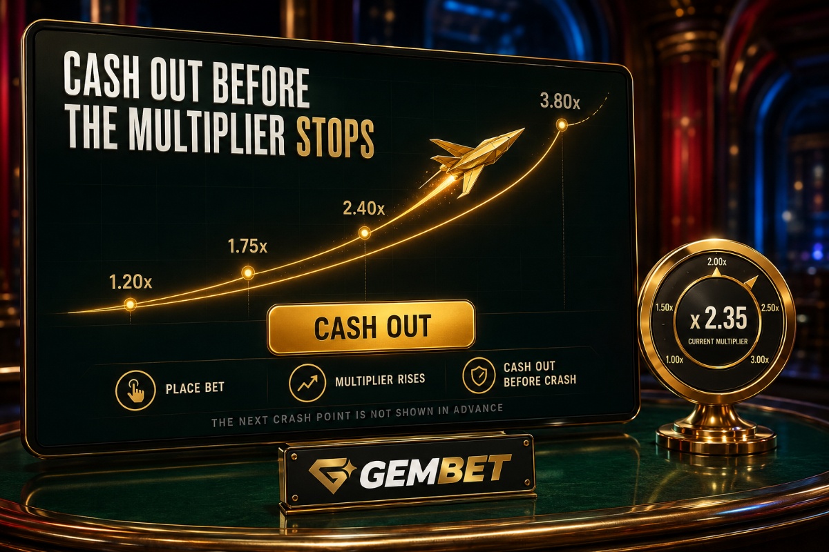 Aviator game showing a rising crash multiplier and cash out decision